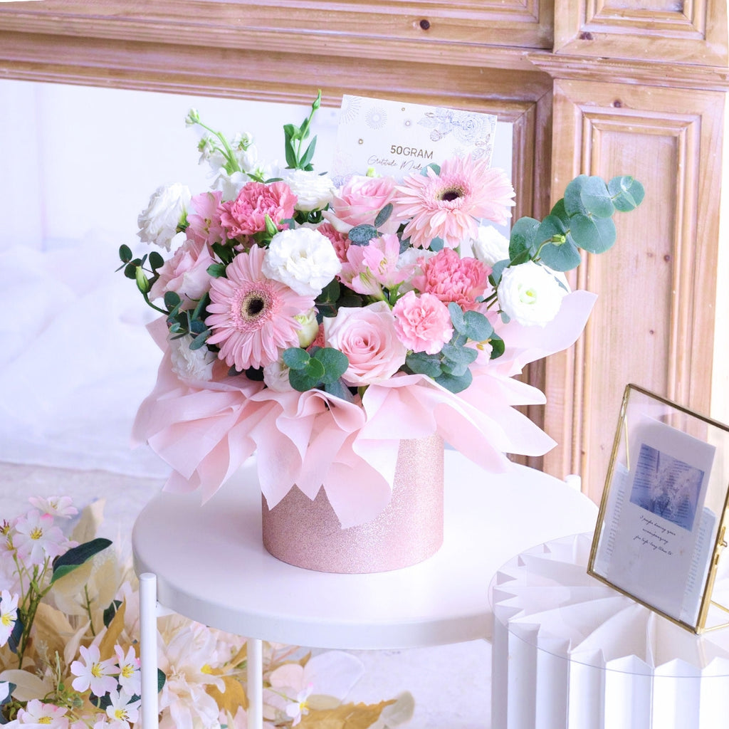Precious Posy Pink Daisy Flower Box image 5