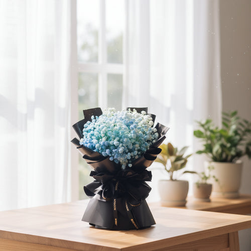 Blue Valor Mini Hand Bouquet image 1