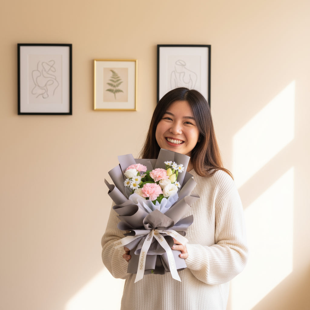 Graceful Hues Hand Bouquet - Regular image 1