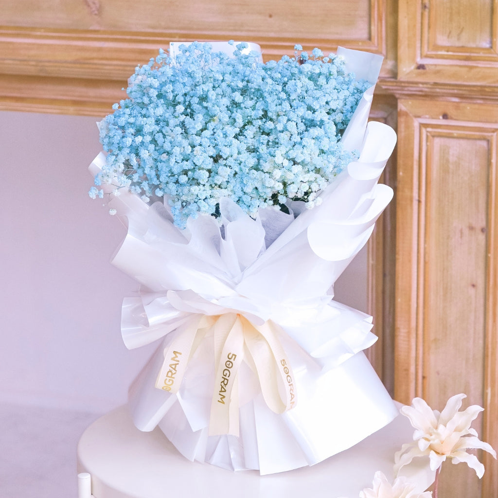Baby Breeze Baby Breath Hand Bouquet image 6