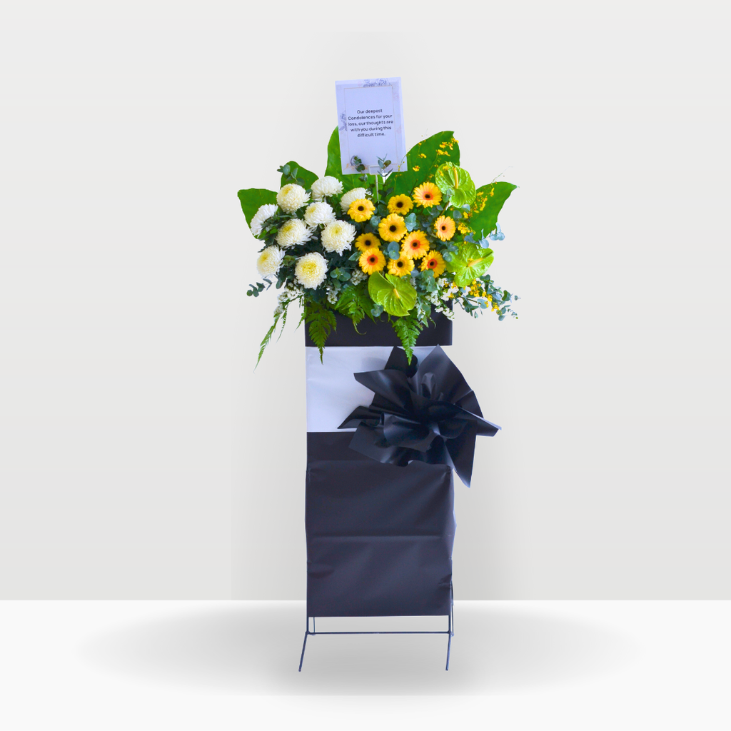 Soft Peace | Condolences Flower Stand image 7