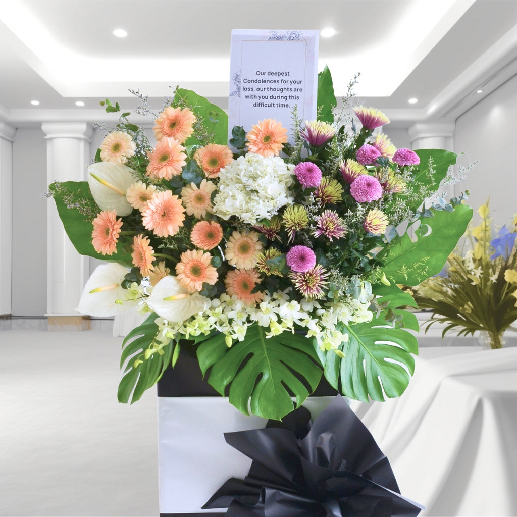 Ethereal Tribute | Condolences Flower Stand image 3