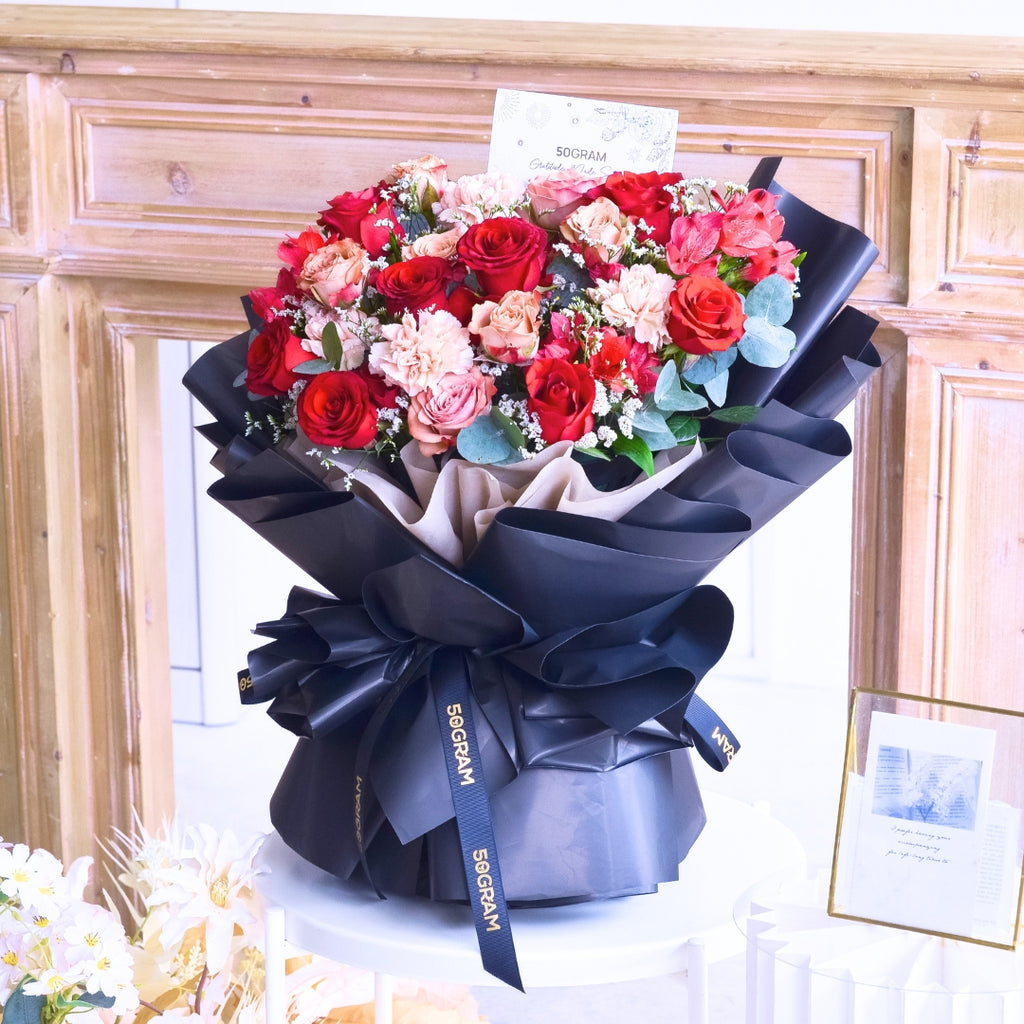 Endless Devotion Red Rose Hand Bouquet image 5