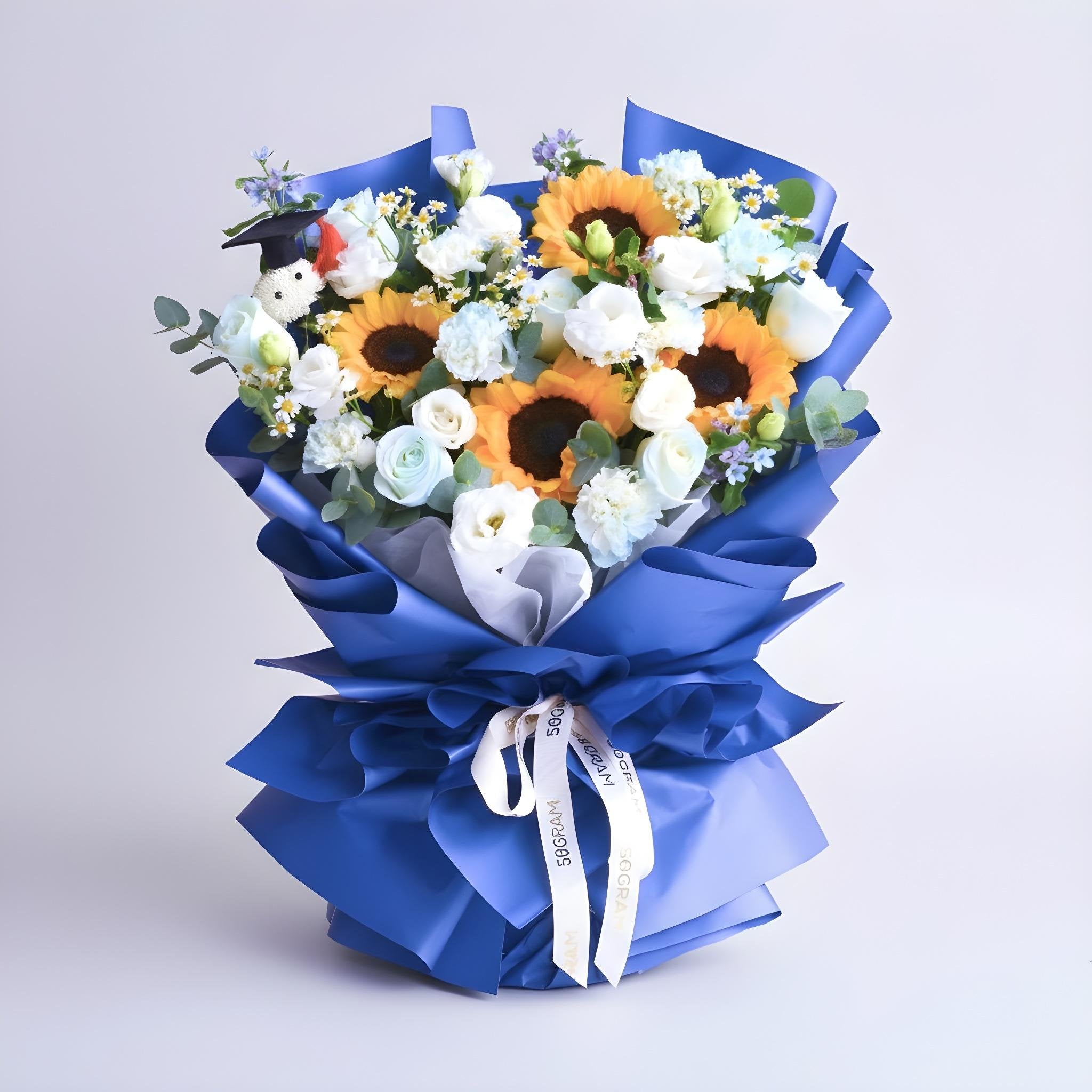 Floral Milestone Sunflower Hand Bouquet image 0