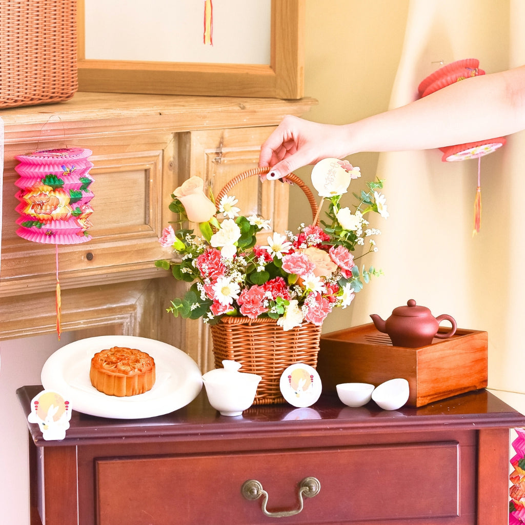 Lunar Bloom Flower Basket image 7