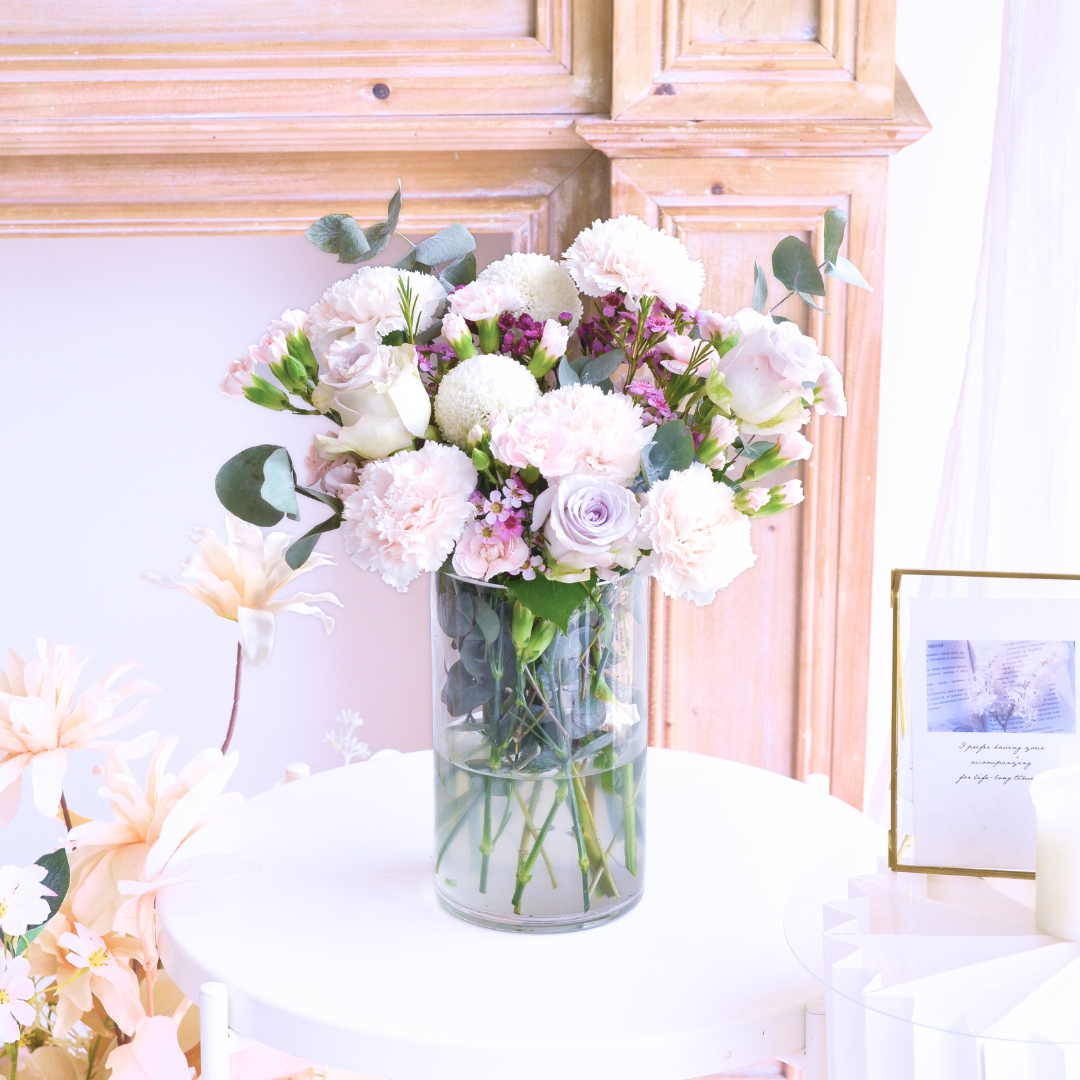 Carnation Rosescape Vase Flower image 1