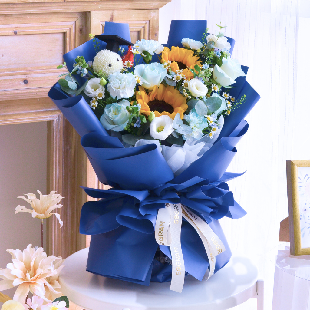 Floral Milestone Sunflower Hand Bouquet image 8