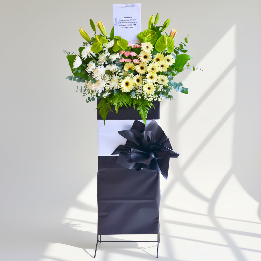 Luminous Memories | Condolences Flower Stand image 0