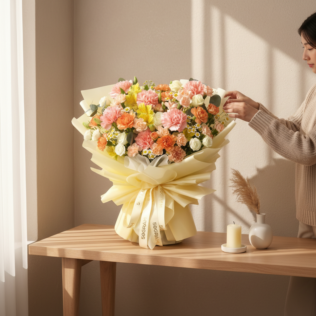 Mama Glow Hand Bouquet - Large