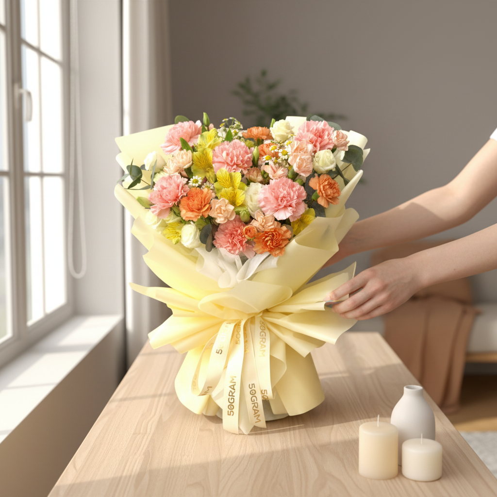 Mama Glow Hand Bouquet - Medium