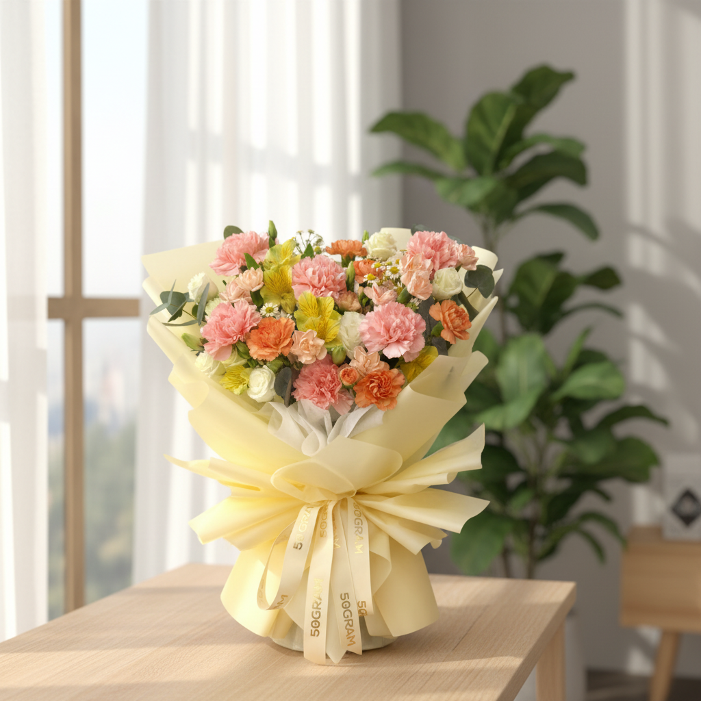 Mama Glow Hand Bouquet - Medium