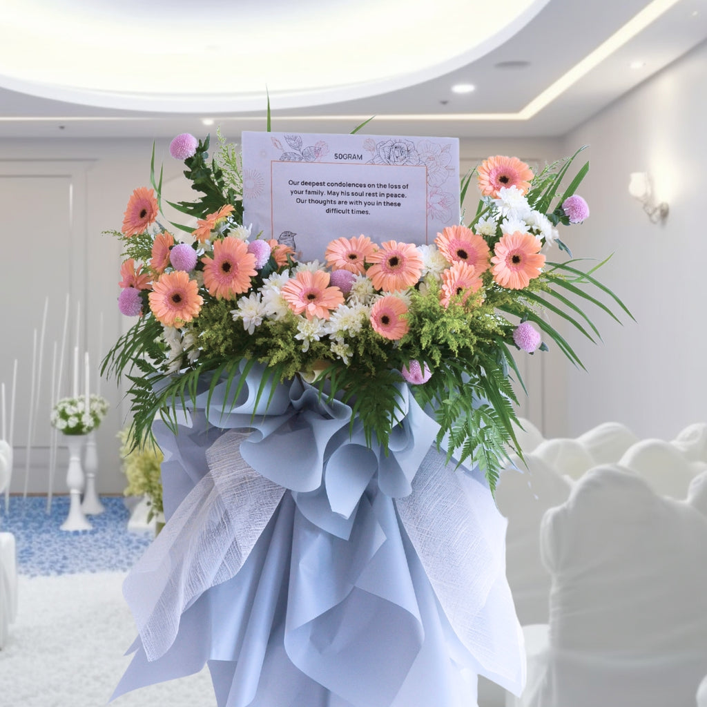 Graceful Tribute | Condolences Flower Stand - 7