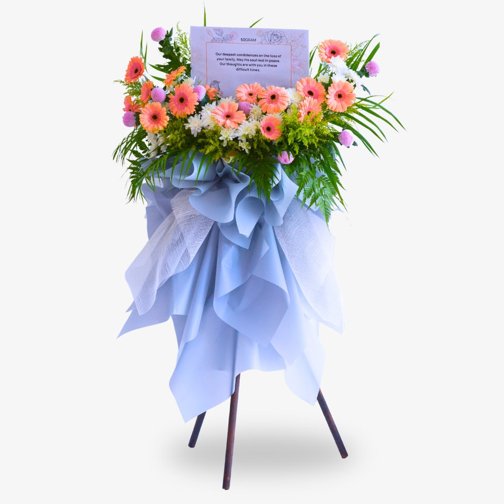 Graceful Tribute | Condolences Flower Stand - 6