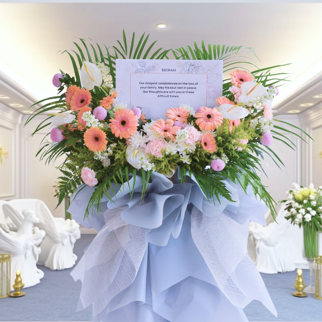 Graceful Tribute | Condolences Flower Stand - 4