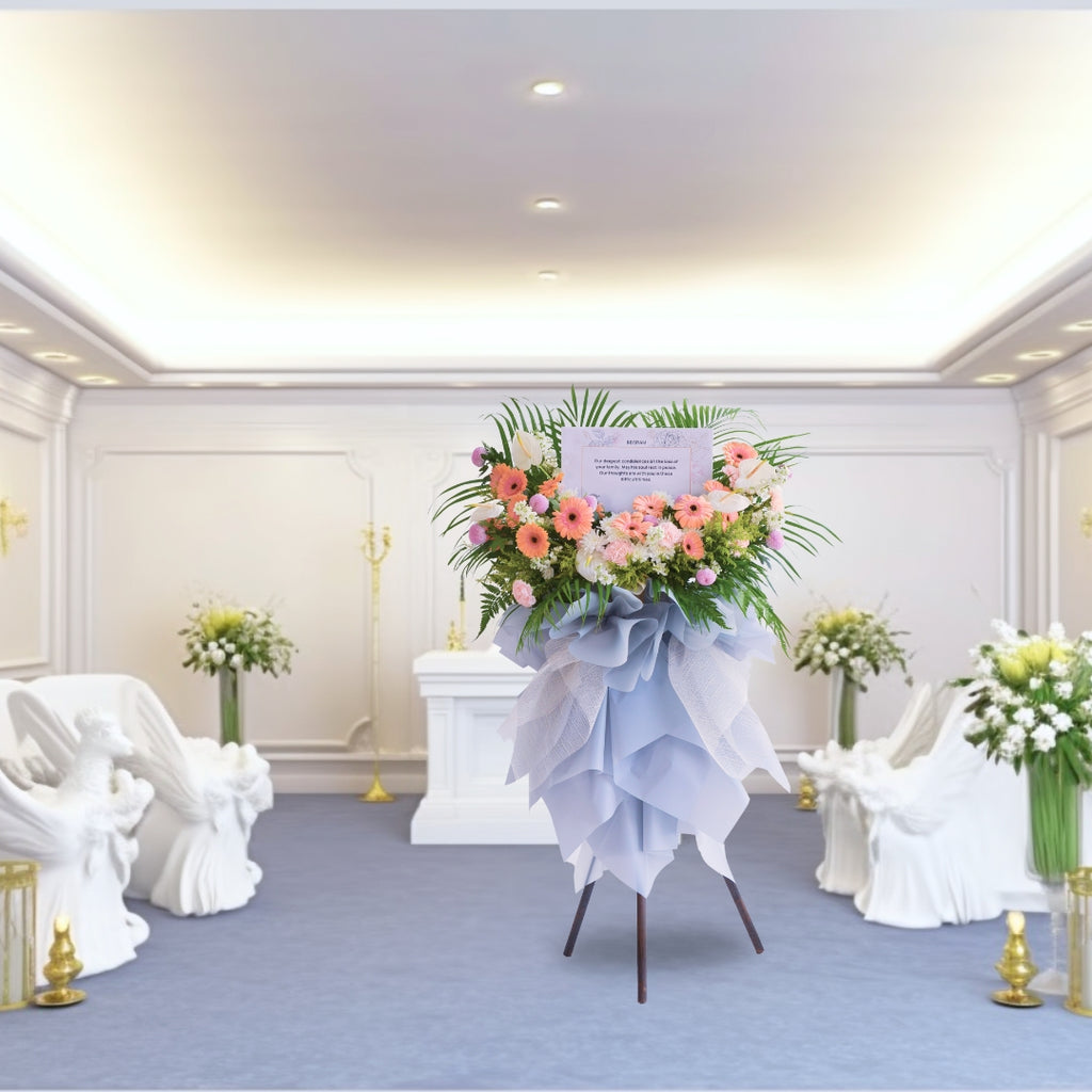 Graceful Tribute | Condolences Flower Stand - 5