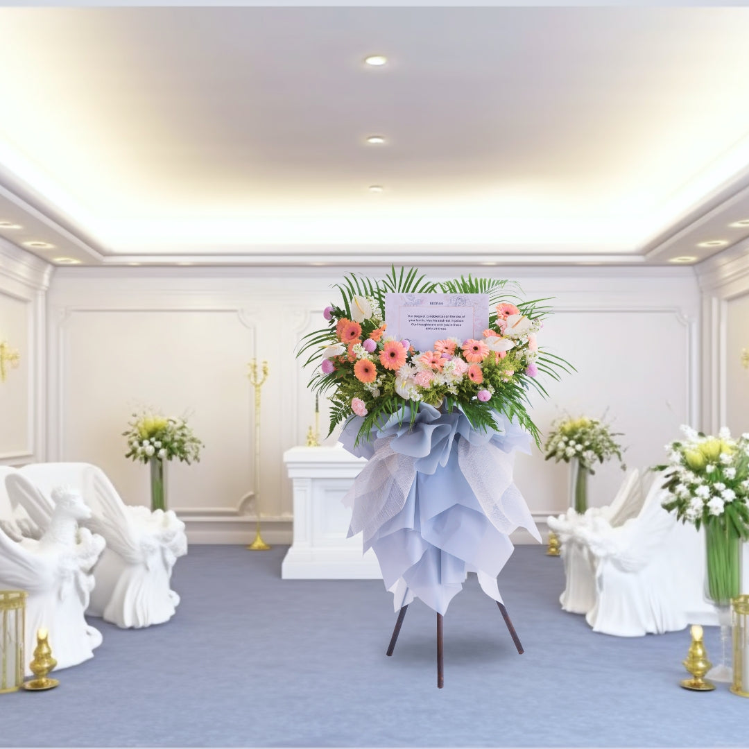 Graceful Tribute | Condolences Flower Stand - 5